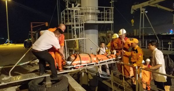Cứu nạn thành công thuyền viên Philippin bị nhồi máu cơ tim