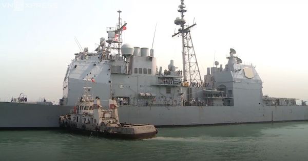 Tàu sân bay Mỹ hiện diện ở Việt Nam sau 40 năm