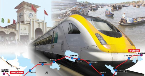 TP HCM - Cần Thơ chỉ mất 45 phút sau khi hoàn thành tuyến đường sắt cao tốc
