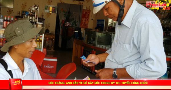 Sóc Trăng: Anh bán vé số 
