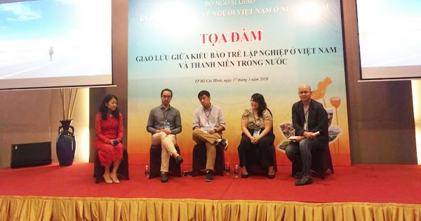 Doanh nhân kiều bào trẻ giao lưu cùng thanh niên khởi nghiệp