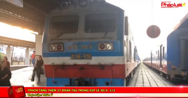 TPHCM tăng thêm 27 đoàn tàu trong dịp lễ 30/4 -1/5