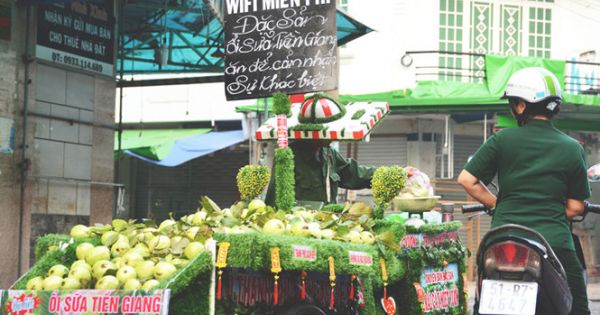 Chiếc xe độc nhất vô nhị của anh chàng bán trái cây ở Sài Gòn