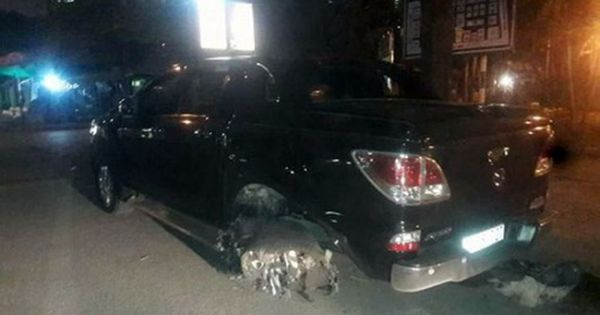 Bắt khẩn cấp đối tượng lái xe ô tô kéo lê người và xe máy ở phố Hà Nội