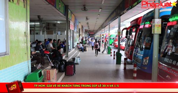 TP HCM: Giá vé xe khách tăng trong dịp lễ 30/4 và 1/5