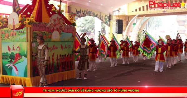 TP HCM: Người dân đổ về dâng hương giỗ tổ Hùng Vương