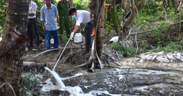 Cần Thơ: Phát hiện doanh nghiệp xả thải trực tiếp ra môi trường