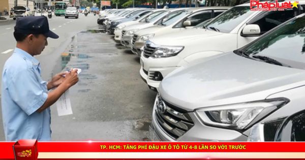 TP HCM: Tăng phí đậu xe ô tô từ 4-8 lần so với trước