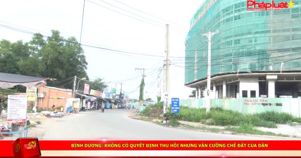 Bình Dương: Không có quyết định thu hồi nhưng vẫn cưỡng chế đất của dân