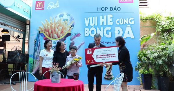 Đưa không khí World Cup 2018 đến thiếu nhi qua “ Vui hè cùng bóng đá”