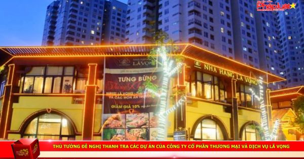 Thủ tướng đề nghị thanh tra các dự án của Công ty cổ phần Thương mại và Dịch vụ Lã Vọng