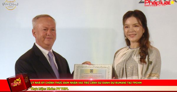 Lý Nhã Kỳ chính thức đảm nhận vai trò lãnh sự danh dự Rumani tại TPHCM