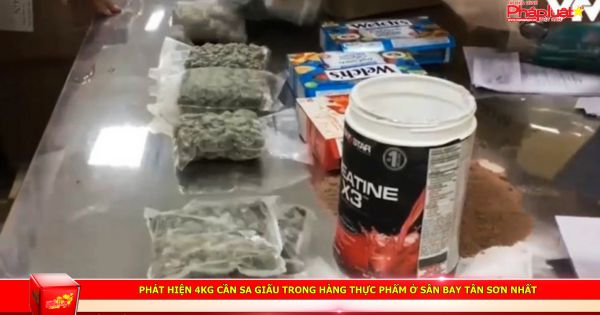 Phát hiện 4kg cần sa giấu trong hàng thực phẩm ở sân bay Tân Sơn Nhất
