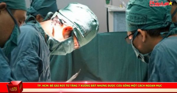 TPHCM: Bé gái rơi từ tầng 7 xuống đất nhưng được cứu sống một cách ngoạn mục