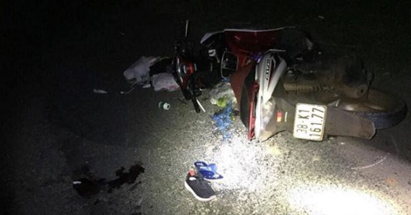 Thượng úy công an tử vong sau va chạm với xe tải