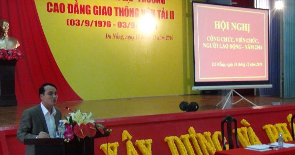 Tự ý ban hành Quyết định miễn học phí, Hiệu trưởng trường Cao đẳng GTVT Trung ương V bị kiểm điểm trách nhiệm