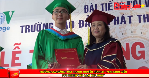 Trường CĐ Phát thanh -Truyền hình 2: “ 78% sinh viên tốt nghiệp xếp loại khá giỏi”
