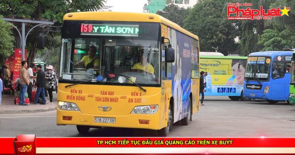 TP HCM tiếp tục đấu giá quảng cáo trên xe buýt