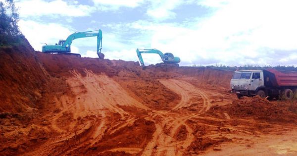 Dự án chưa cấp giấy phép, doanh nghiệp đã san ủi mặt bằng