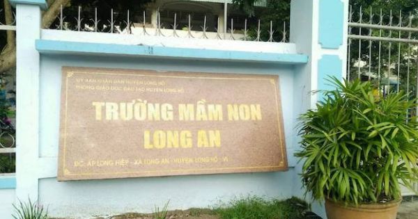 Kỷ luật hiệu trường và hiệu phó trường mầm non Long An