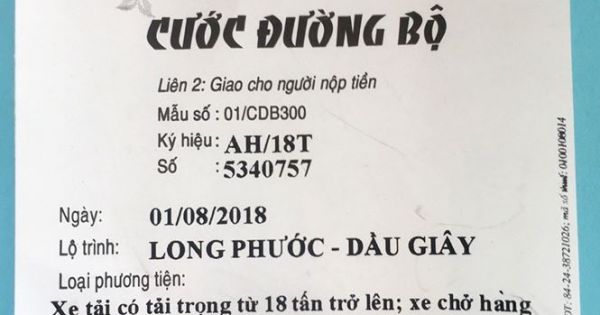 Nạn làm giả vé trên cao tốc TPHCM - Dầu Giây