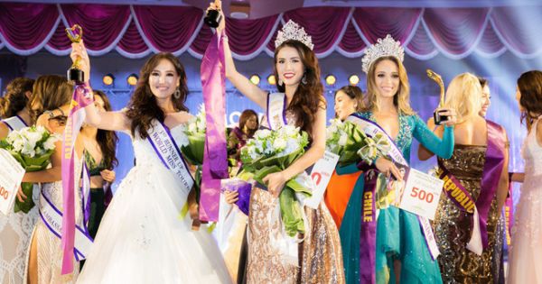 Phan Thị Mơ đăng quang Hoa hậu Đại sứ Du lịch Thế giới 2018