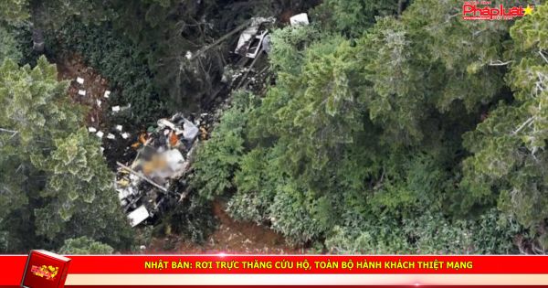 Nhật Bản: Rơi trực thăng cứu hộ, toàn bộ hành khách thiệt mạng