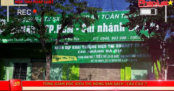 Tổng giám đốc siêu thị nông sản sạch 