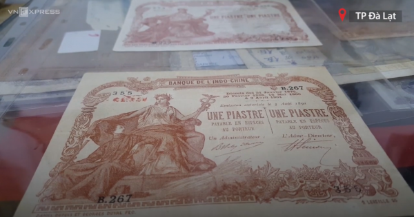 Bộ sưu tập tiền xưa của chàng trai ở Đà Lạt