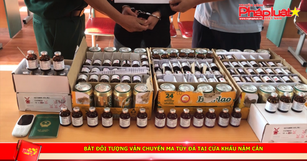 Bắt đối tượng vận chuyển ma túy đá tại cửa khẩu Nậm Cắn