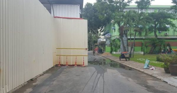 Dự án H6-3- APARTMENT BUILDING “nuốt trọn” vỉa hè của nhiều đoạn đường