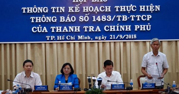 TP HCM họp báo xử lý sai phạm về dự án Thủ Thiêm