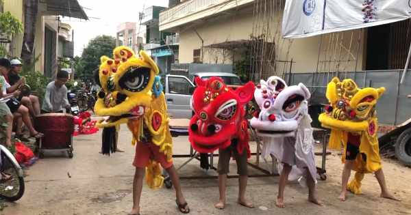 Vui lân ngày Tết Trung thu