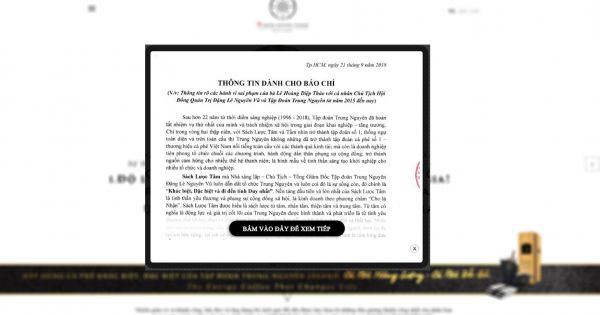 Người tiêu dùng bức xúc bởi thông báo phản cảm của Trung Nguyên