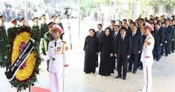 Cử hành trọng thể Lễ Quốc tang nguyên Tổng Bí thư Đỗ Mười