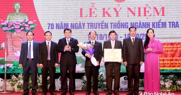 Lễ kỷ niệm 70 năm ngày truyền thống Ngành Kiểm tra Đảng