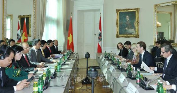 Thủ tướng kết thúc tốt đẹp chuyến thăm Cộng hòa Áo