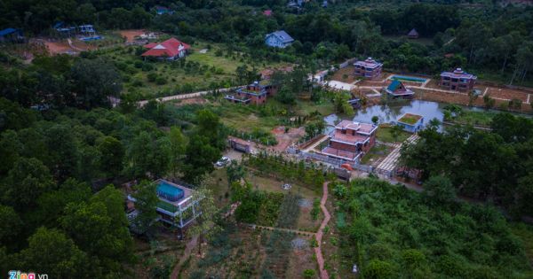 Toàn cảnh nhà ca sĩ Mỹ Linh và các khu nghỉ dưỡng giữa rừng phòng hộ
