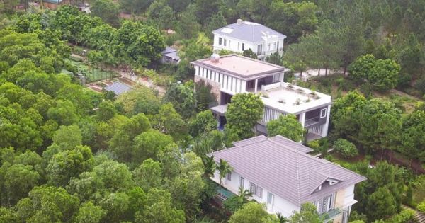 Xây dựng hàng loạt biệt thự, hồ bơi trong rừng phòng hộ Sóc Sơn