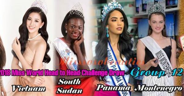 Hoa hậu Tiểu Vy đối đầu các đối thủ nặng ký ở phần thi Thử thách tại Miss World 2018