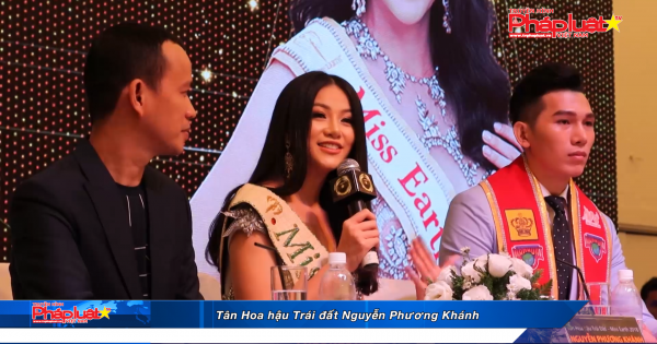 Hoa hậu Trái đất 2018 Nguyễn Phương Khánh giao lưu với giới truyền thông