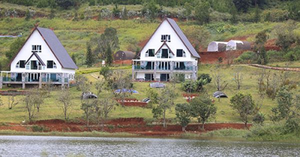 Di dời 19 nhà gỗ xâm phạm thắng cảnh hồ Tuyền Lâm