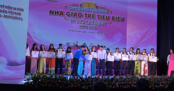 TP HCM tuyên dương 248 nhà giáo trẻ tiêu biểu năm 2018