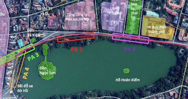 Tàu điện ngầm qua Hồ Gươm được áp dụng công nghệ chống rung