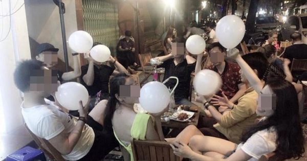 Thu giữ hơn 600 kg bóng bay và khí N2O