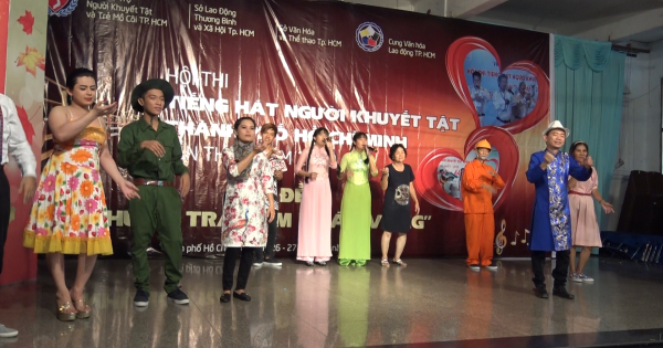 100 tiết mục tranh tài Hội thi Tiếng hát Người khuyết tật lần thư 2