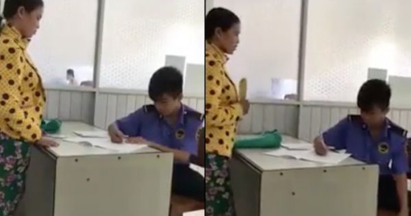 Sự thật clip bảo vệ bệnh viện đo mắt cho bệnh nhân ở bệnh viện Cần Thơ