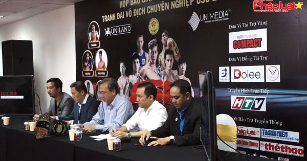 Họp báo “Giải vô địch Muay Quốc Tế và Sự Kiện Tranh đai USC 2018”