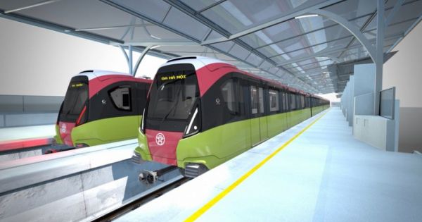 Đường sắt Nhổn - ga Hà Nội sắp hoàn thành đoạn đi trên cao