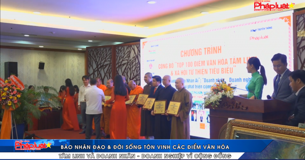 Báo Nhân đạo & Đời sống tôn vinh các Điểm văn hóa tâm linh và Doanh nhân, Doanh nghiệp vì cộng đồng